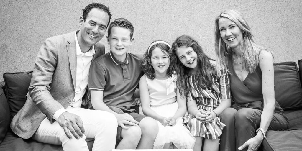 annemiek, joost en kids